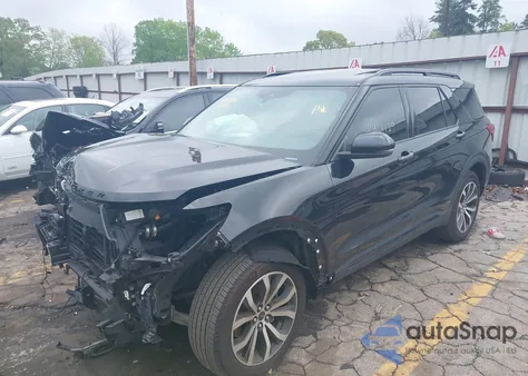 2020 Ford Explorer St from USA, damaged, VIN 1FM5K8GC9LGB68340